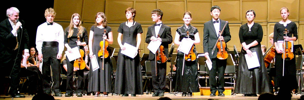 Concerto Competitors, Winner at left